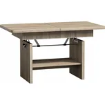 Konferenční stolek Veneti obdélníkový 156 x 62 x 70 cm, odstíny hnědé