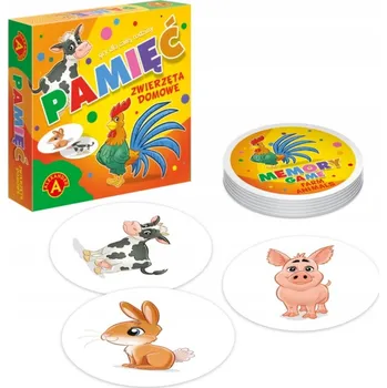 Desková hra Desková hra pexeso Zvířátka - paměťová hra pro děti, hra s obrázky, rozvíjí postřeh, logická hra, vzdělávací hra, deskovky Alexander