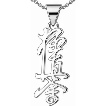 Náhrdelník Řetízek ocel přívěsek karate kyokushin pro karate ocel 316L