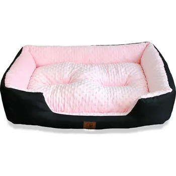 Pelíšek pro psa Kotec Pelíšek , POHOVKA pro psa kočku minky růžová, 65x45 S, PERRO