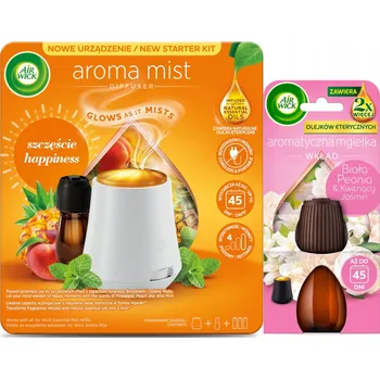 Osvěžovač vzduchu Air Wick Aromaterapeutická mlha Sada Štěstí Kompletní + náplň Pivoňka