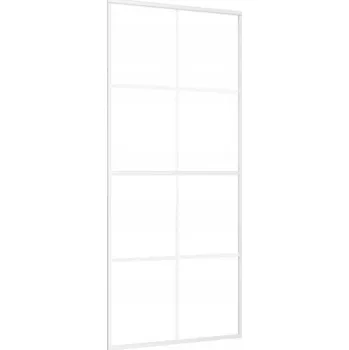 Interiérové dveře Posuvné dveře matné ESG 90x205 bílé