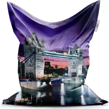 Sedací pytel Sablio Sedací vak Classic Tower Bridge - 150x100 cm