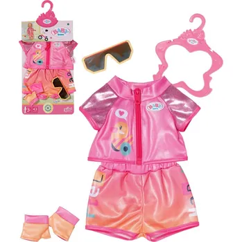 Doplněk pro panenku ZAPF Baby Born souprava na kolo obleček pro panenku miminko 43cm | 5998