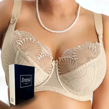Podprsenka Nessa Selena N500 béžová vyšívaná Podprsenka měkká 70J SOFT