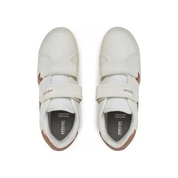 Dívčí tenisky Geox Dívčí tenisky J Eclyper Girl J45LRA 000BC C1ZH8 D Bílé