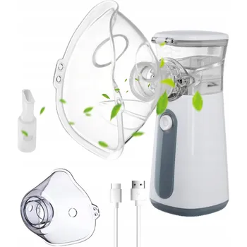 Bezpečnostní kamera INHALÁTOR NEBULIZÁTOR 2 MASKY PRO DĚTI I DOSPĚLÉ PŘENOSNÝ TICHÝ USB
