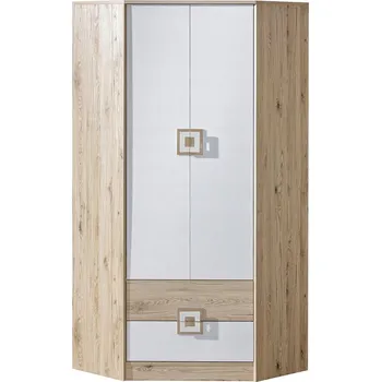 Šatní skříň Veneti BEATRIZ Skříň 87 x 190 x 87 cm bílá