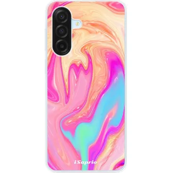 Pouzdro na mobilní telefon Odolné silikonové pouzdro iSaprio - Orange Liquid - Samsung Galaxy A17 / A17 5G