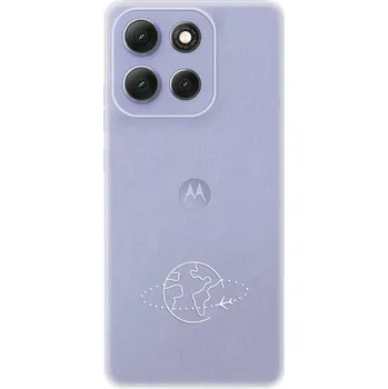Pouzdro na mobilní telefon Odolné silikonové pouzdro iSaprio - čiré - Travel - Motorola Moto G86 5G
