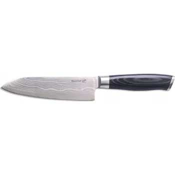 Kuchyňský nůž Nůž Santoku Damašek z damaškové oceli 17 cm