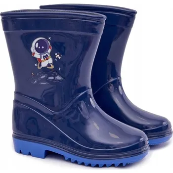 Pracovní obuv HOLÍNKY PRO CHLAPCE NAZOUVACÍ, TMAVĚ MODRÉ, VELIKOST 28