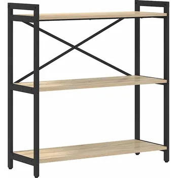 Knihovna Police dřevěná VidaXL 80 x 30 cm dub sonoma