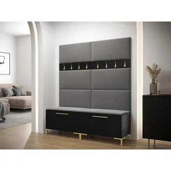 Šatní skříň Šatní skříň Veneti ANDORA 168 x 196 x 46 cm šedá