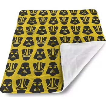 deka Sablio Deka pro miminko Star Wars Stormtroopeři Pattern na žluté - 90x120 cm