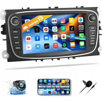 Autorádio Autorádio Android 13 navigace Ford Mondeo MK4 Focus MK2 MK3 Galaxy S-Max 2/64G