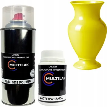 Barva ve spreji Lak ve spreji na vázy RAL 1018 LESK