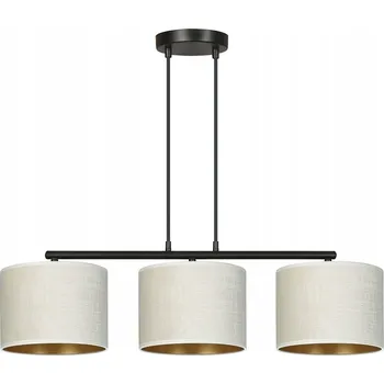 Emibig HILDE 3 BL WHITE Závěsné svítidlo Ocel lakovaná, stínidlo Černé 1