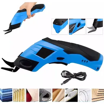 Elektrické nůžky na látku Aku bezdrátové s 2 čepelemi