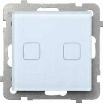 vypínač Dvojitý dotykový vypínač Ospel bílý ŁPD-2RS/M/31