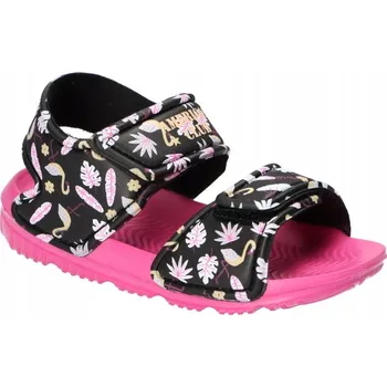 Dívčí sandály AMERICAN CLUB NH143 SANDÁLY PĚNOVÉ SANDÁLY PRO DÍVKY NA SUCHÝ ZIP B/F 25