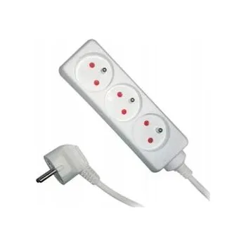 Napájecí kabel Prodlužovací Kabel s přepěťovou ochranou Retlux 5 m, 3 zásuvky ks bílý