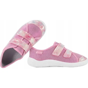 Dívčí tenisky BEFADO 772X006 DÍVČÍ TENISKY ŠKOLNÍ PLÁTĚNKY PAPUČE 27 Růžová