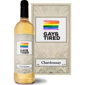 Víno Sablio Bílé víno GAY & TIRED: 0,75 l