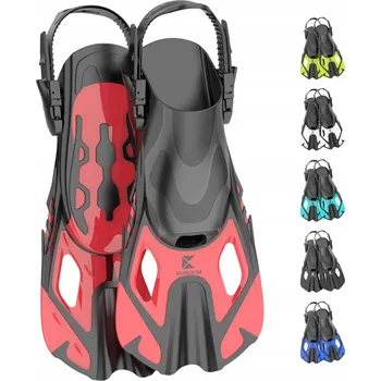 Ploutve KRÁTKÉ PLOUTVE PLOUTVE PLAVÁNÍ POTÁPĚNÍ KRÁTKÉ PLOUTVE PLOUTVE PRO DOSPĚLÉ A DĚTI 42–47 LET