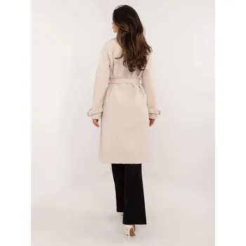 Dámský kabát Dámský světle béžový kabát FPrice, L i523_2016103574384