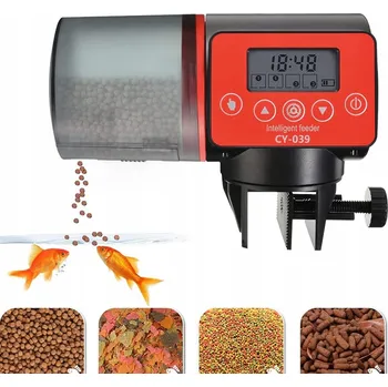 Krmítko pro ptáka KRMÍTKO PRO ZLATÉ RYBKY A ŽELVY, AUTOMATICKÉ AKVARIJNÍ KRMÍTKO 200 ML