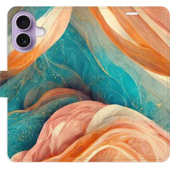 Pouzdro na mobilní telefon Flipové pouzdro iSaprio - Blue and Orange - iPhone 17