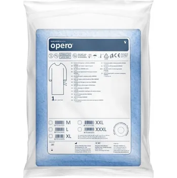 Pracovní zástěra Zástěra sterilní plášť XL s manžetou, na zavazování SMMMS35g 1 Ks