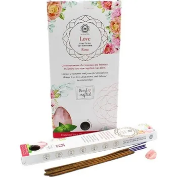 Vonná tyčinka Vonné tyčinky Green Tree Gemstone Láska - růže + růženín