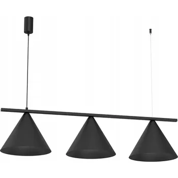 Závěsné svítidlo CAPITAL 3xGX53 černé trojité lišta Milagro MLP0938