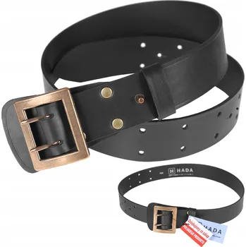 Podprsenka VOJENSKÝ OPASK S MOSAZNOU PŘEZKOU, ČERNÁ KŮŽE, VELIKOST 105