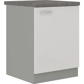 Kuchyňská skříňka Kuchyňská skříňka MOB šedá 50 x 60 x 82 cm, barva dvířek: bílá