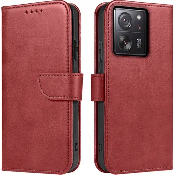 Pouzdro na mobilní telefon Flipové pouzdro KrainaGSM pro Xiaomi 13T Pro, červené