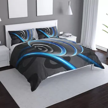 Povlečení Sablio Povlečení Modrá koule - 140x200 / 90x70