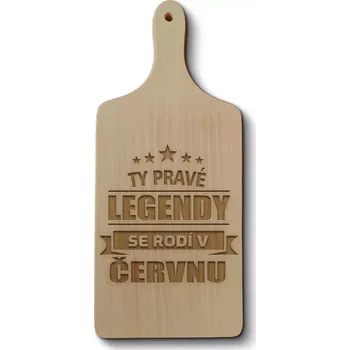 Kuchyňské prkénko Sablio Prkénko Ty pravé legendy se rodí v červnu