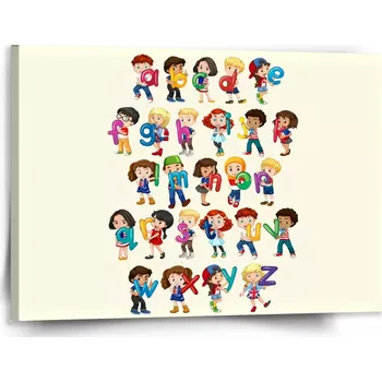 Obraz Sablio Obraz Abeceda - 150x110 cm