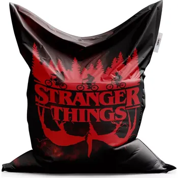 Sedací pytel Sablio Sedací vak Classic Stranger Things Red - 150x100 cm