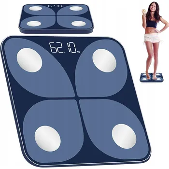 IP kamera KOUPELNOVÁ VÁHA BLUETOOTH APLIKACE 26X26CM MĚŘENÍ VODY V TĚLE BMI