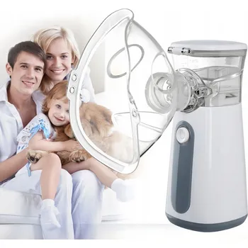 Bezpečnostní kamera Inhalátor Nebulizátor Pro Miminka S Tichým Motorem a Dětským Režimem