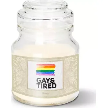 Svíčka Sablio Svíčka GAY & TIRED - 120 g