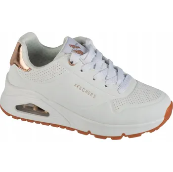 Dívčí tenisky Dětské tenisky Skechers Uno Gen1 - Shimmer Away 310545L-WHT vel. 32