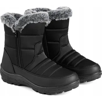 Dámská zimní obuv DÁMSKÉ ZIMNÍ BOTY TEPLÉ LEHKÉ SNĚHULE ZATEPLENÉ VYSOKÉ NA LYŽE 41