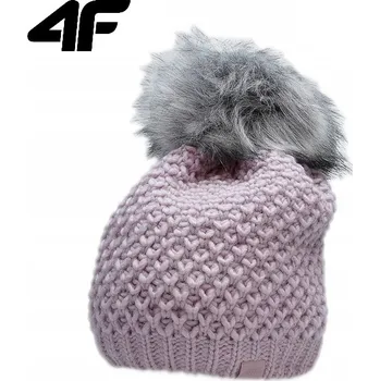 Čepice 4F zimní čepice beanie růžová, velikost M
