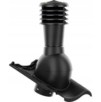 Vrták Větrací komín Smart fi125 pro střešní tašky ROBEN MILANO, ČERNÁ MATNÁ