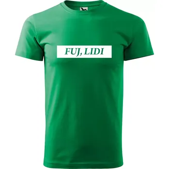 Pánské tričko Sablio Tričko s potiskem FUJ, LIDI - zelené S